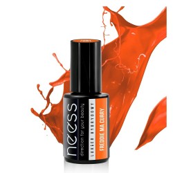 Pomarańczowy lakier hybrydowy Freddie ma curry - 4 ml - Neess